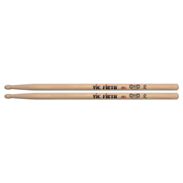 Vic Firth Baget(Çift) Chrıs Coleman, Sıgnature, Hıckory, 0.6 - Görsel 3