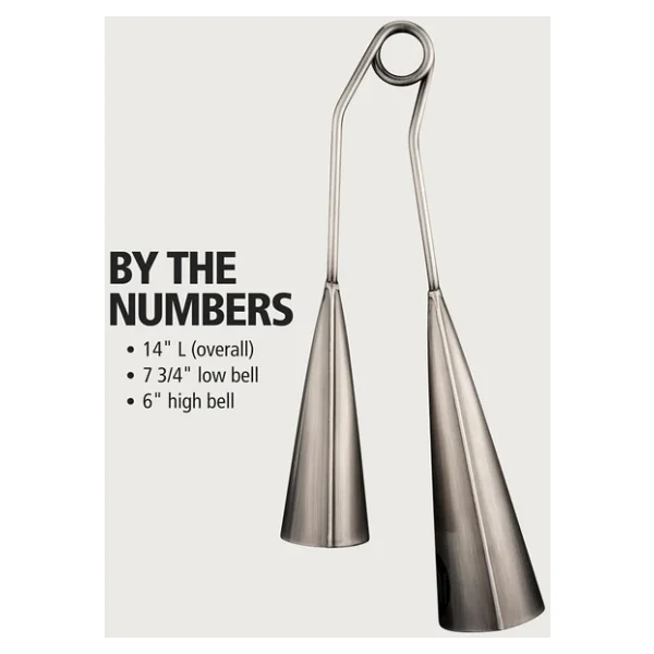 Meinl Stbag2 Çelik Agogo (Large) - Görsel 7