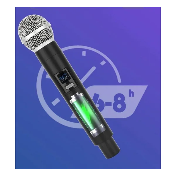 Coverzone Kablosuz Karaoke Mikrofonu 6.35mm Amfi Hoparlör İçin Ve Sahne Performansı Çok Amaçlı Aktiviteler İçin Tak Ve Çalıştır Kablosuz Mikrofon Dış Mekan Kullanıma Uygun Wn03(Tekli Mikrofon) - Görsel 5