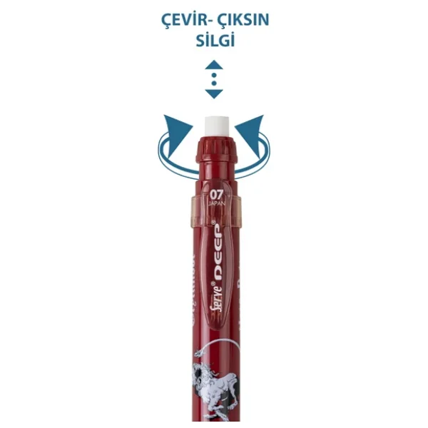 Serve Deep Harry Potter Gryffindor 0.7 mm Versatil Uçlu Kalem - Görsel 3