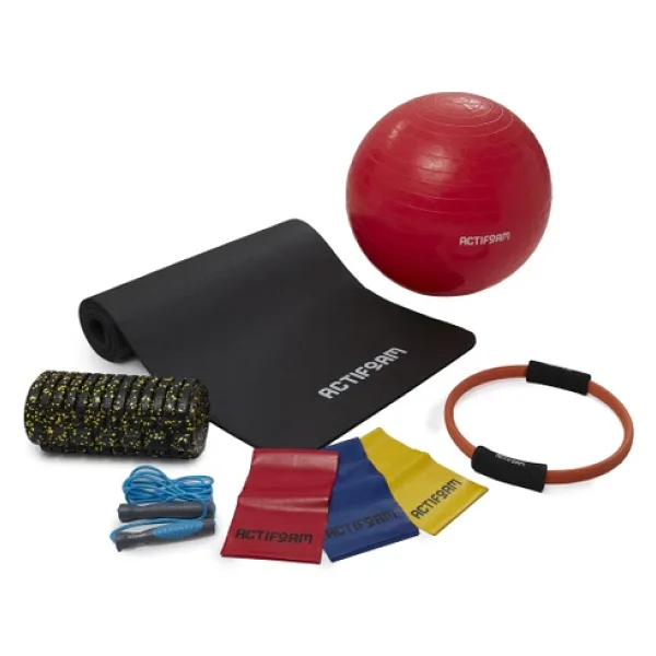 Actifoam Premium Tam Pilates Seti - Kırmızı 55cm Top - Görsel 3