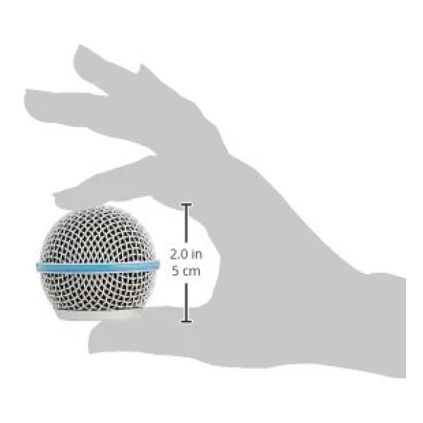 Shure Kablolu Ve Kablosuz Beta 58a, Beta 58m Ve Beta 58mr (Mat) İçin Rk265g Izgara - Görsel 3