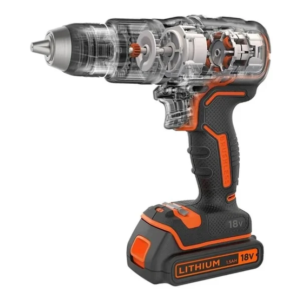 Black+Decker Bcd383d2xk 18 V Çift Akülü 2 Ah Darbeli Matkap - Görsel 6