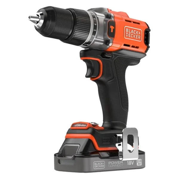 Black+Decker Bcd383d1xk Tek Akü 2 Ah Darbeli Matkap - Görsel 5
