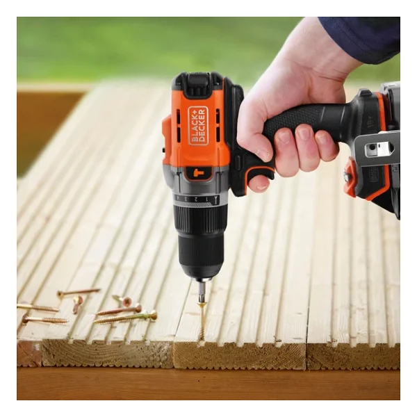 Black+Decker Bcd383d1xk Tek Akü 2 Ah Darbeli Matkap - Görsel 6