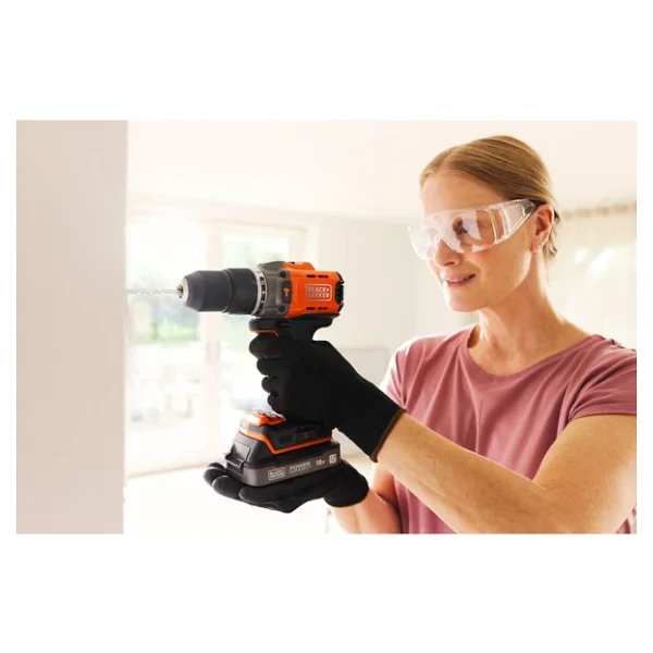 Black+Decker Bcd383d1xk Tek Akü 2 Ah Darbeli Matkap - Görsel 7