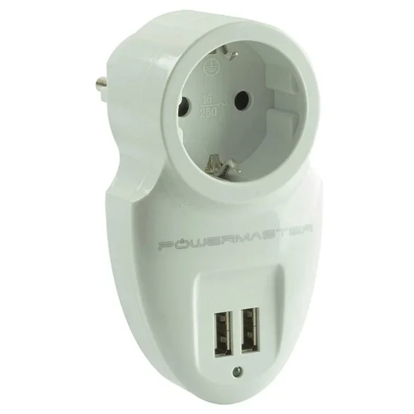 Powermaster Mr-16895 2 Usb'li Tekli Akım Korumalı Priz - Görsel 3