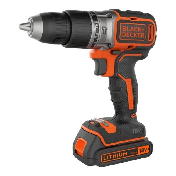Black+Decker Bcd383d2xk 18 V Çift Akülü 2 Ah Darbeli Matkap - Görsel 5