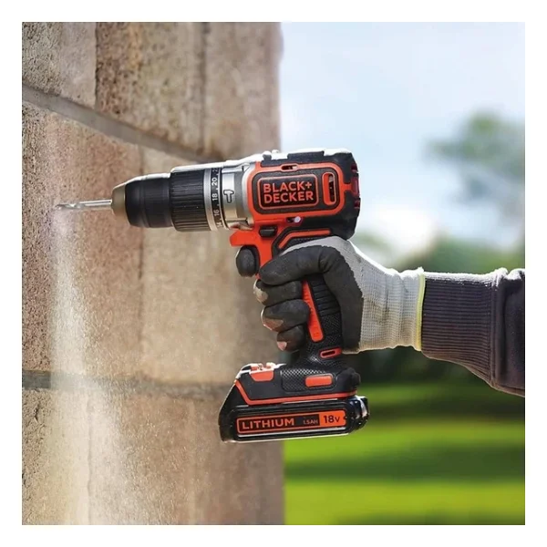 Black+Decker Bcd383d2xk 18 V Çift Akülü 2 Ah Darbeli Matkap - Görsel 7