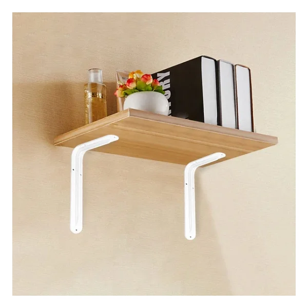Feyzayapı Raf Altı Ayak Raf Tutucu L Demir 11 X 14 Cm Beyaz Montaj Aparatı (2 Adet) - Görsel 7