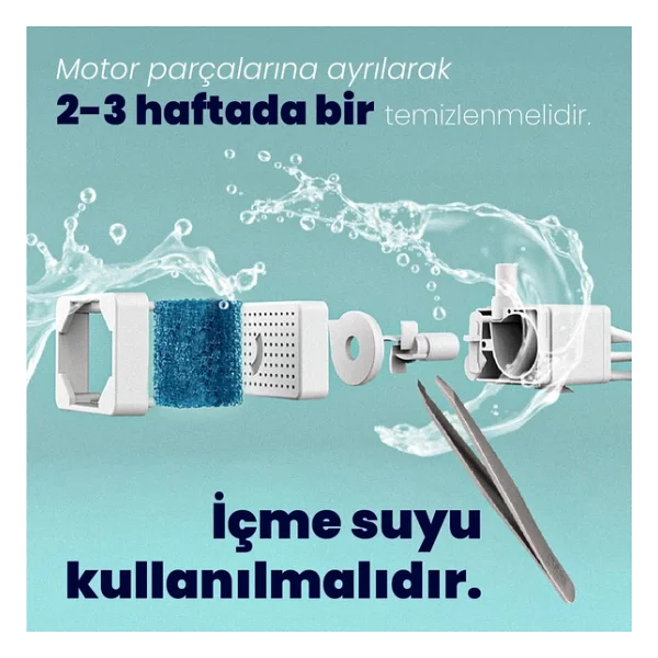 Atapet Aquata Yedek Su Pompası Kedi Su Pınarı Yedek Motoru - Görsel 4