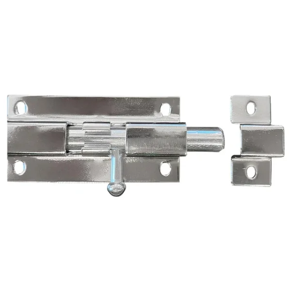 Badem10 Kapı Sürgüsü Küçük Metal Krom Mavzer Sürgü Sürgülü Kilit 25x40 Mm Kapı Pencere Emniyet Kilidi - Görsel 7