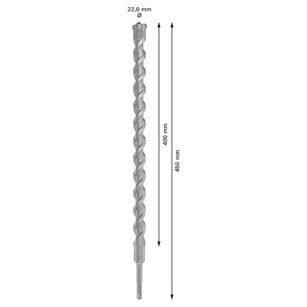 Bosch 1x Pro Sds Plus-5x Kırıcı Delici Delme Ucu (Donatılı Beton, Beton, Ø 22,00 Mm, Professional Aksesuar Kırıcı Delici) - Görsel 3