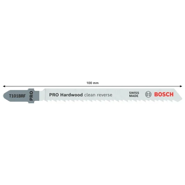 Bosch Professional 25 X Stichsageblatt T 101 Brf Clean For Hard Wood (Für Hartes Holz, Gerader Schnitt, Zubehör Stichsage) - Görsel 5