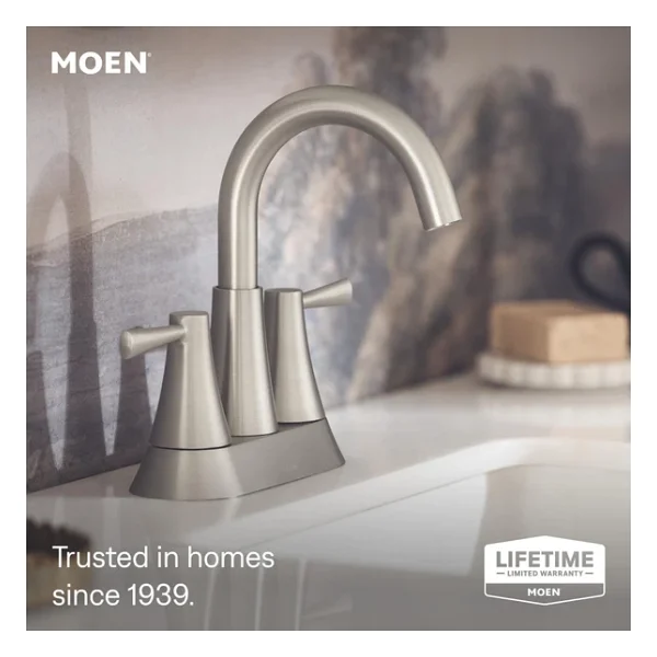 Kutulu Moen 84022srn Ronan İki 4 Centerset Modern Musluk - Orijinal Ambalajında - Görsel 7