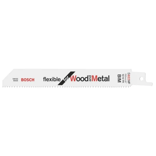 Bosch Professional Accessories - Flexible Serisi Ahşap Ve Metal İçin Panter Testere Bıçağı S 922 Vf - 2'li - Görsel 3