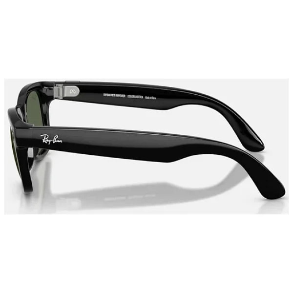 Ray-Ban Meta Wayfarer Gen 2 Rw4012 50 Beden 601/7150 Parlak Siyah - G15 Yeşil - Görsel 4