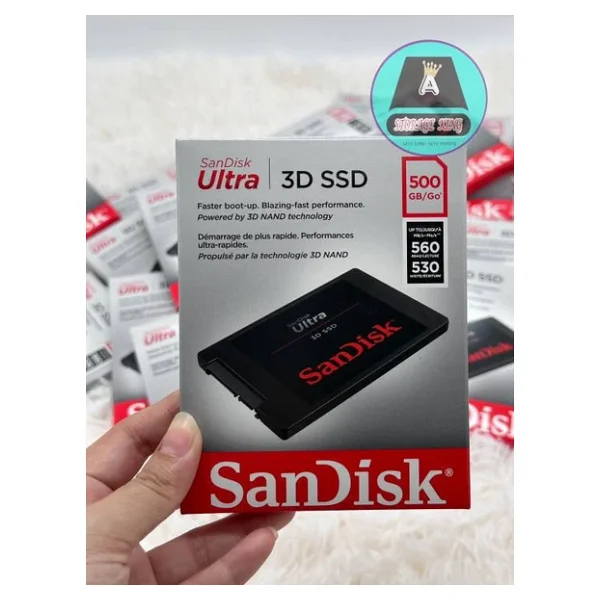 Sandisk Ultra 3d 500gb 560mb-530mb Sata3 SSD - Görsel 5