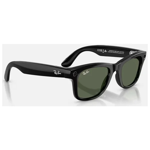 Ray-Ban Meta Wayfarer Gen 2 Rw4012 50 Beden 601/7150 Parlak Siyah - G15 Yeşil - Görsel 5