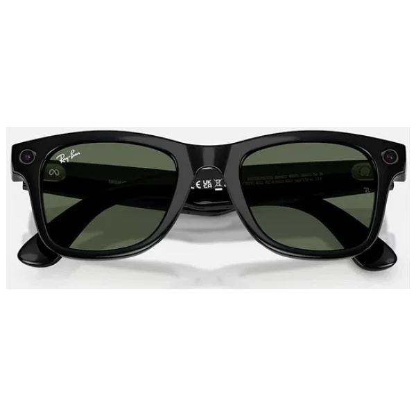 Ray-Ban Meta Wayfarer Gen 2 Rw4012 50 Beden 601/7150 Parlak Siyah - G15 Yeşil - Görsel 6