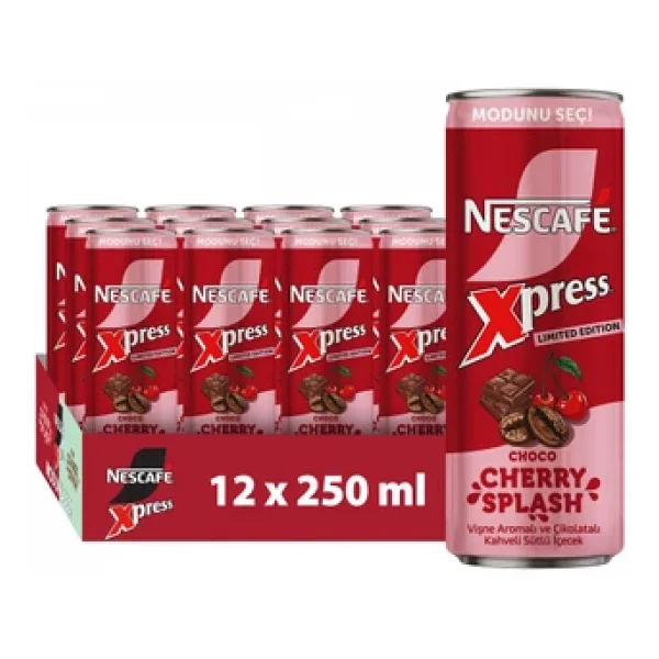 Nescafe Xpress Choco Cherry 12x250 Ml - Görsel 6