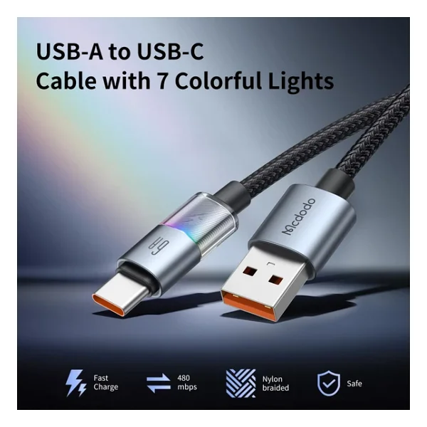 Mcdodo Ca-8180 1.2 M USB To Type-C Hızlı Şarj Kablosu - Görsel 4