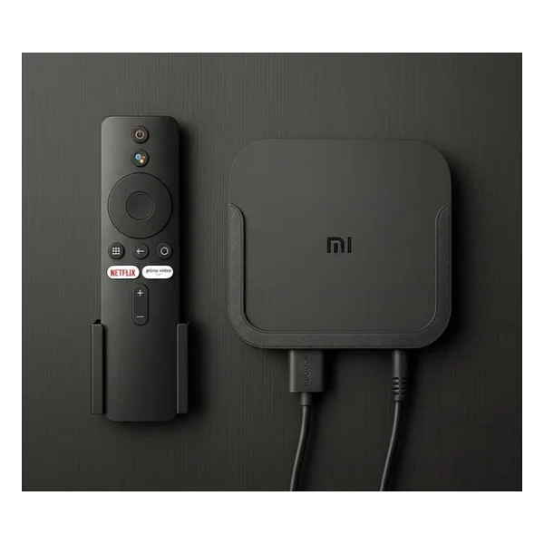 Xiaomi Mi TV Box S Ve Mi Box TV Stick S İle Uyumlu Duvar Montaj Standı, Siyah, Bluetooth Uzaktan Kumanda Tutucu Aparatı - Görsel 2