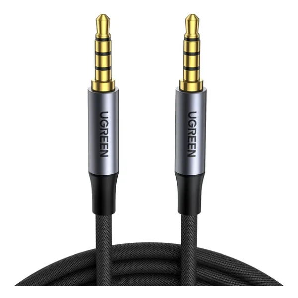 Ugreen 3.5mm Hi-Fi Erkek To Erkek Trrs Aux Ses Ve Mikrofon Kablosu 2 Metre - Görsel 4