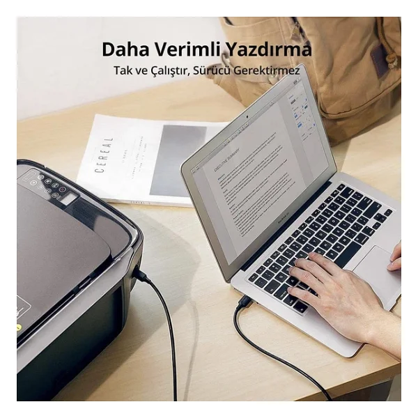 Ugreen 20847 2 M USB 2.0 Yazıcı Kablosu - Görsel 10