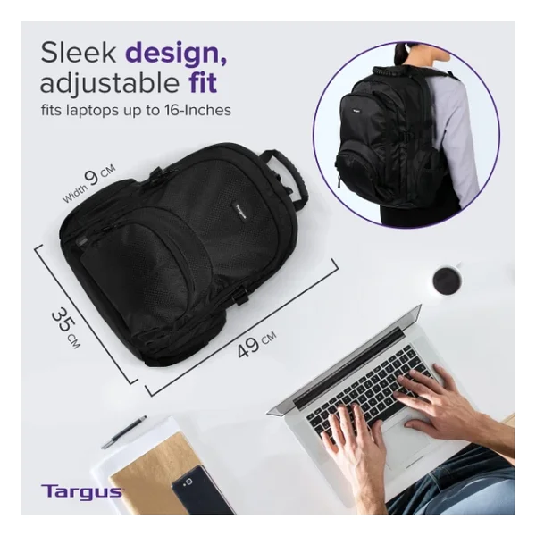 Targus Cn600 15.6" Laptop Sırt Çantası - Görsel 4