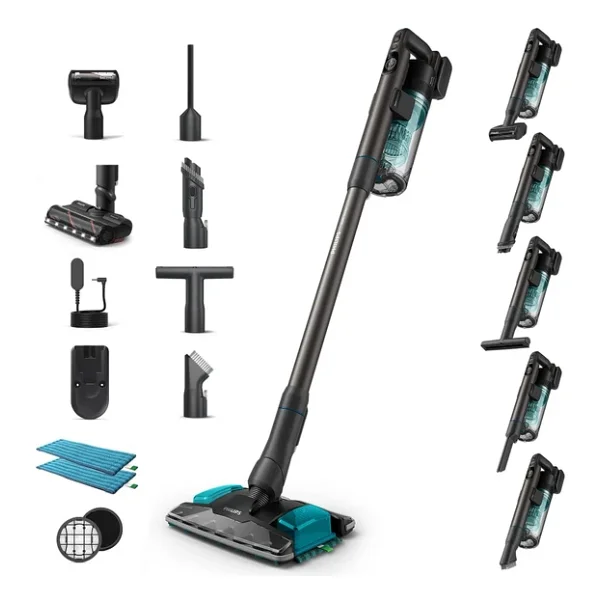Philips Aqua 8000 Serisi Xc8156/10 Islak Kuru Şarjlı Dikey Süpürge - Görsel 5