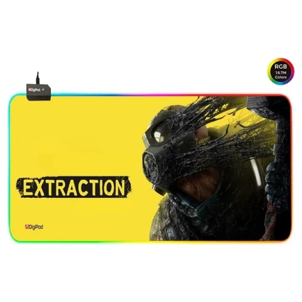 Digipod RGB Gaming Oyuncu Mousepad 90x40 XXL Kaymaz Taban Exraction Mouse Pad 4mm Kalınlık - Görsel 2