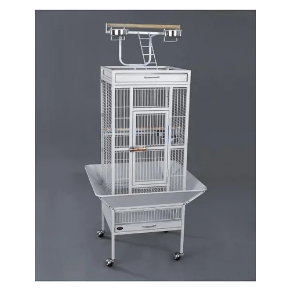 Dayang Papağan Kafes Ayaklı 45.7x45.7x156cm Beyaz, 600-A10w - Görsel 4