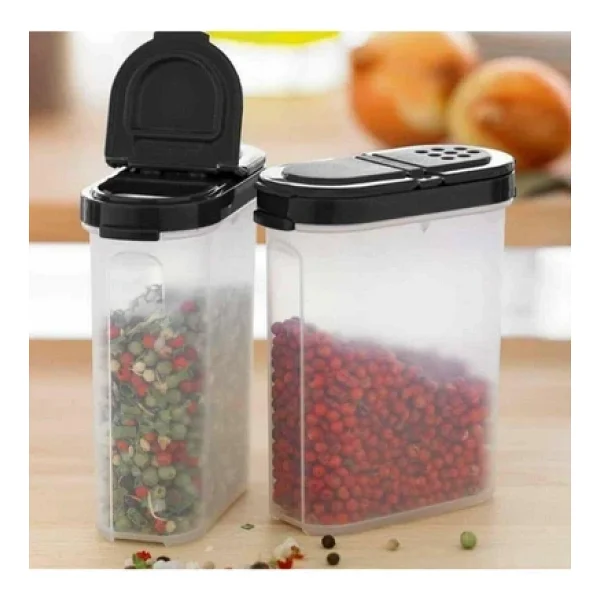 Tupperware Büyük Baharatçık 2'li Siyah Kapak - Görsel 6