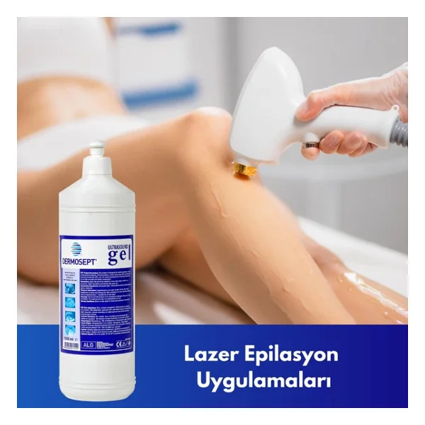 Dermosept Ultrason Ekg Ve Lazer Epilasyon Jeli 1000 Ml - Görsel 5