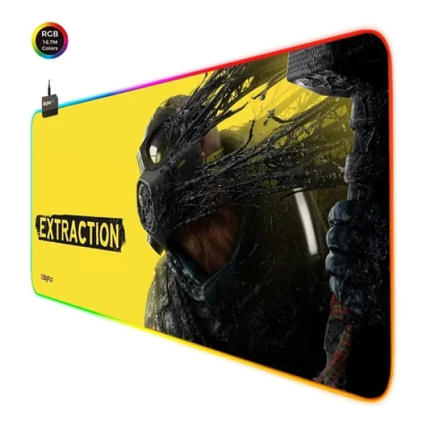 Digipod RGB Gaming Oyuncu Mousepad 90x40 XXL Kaymaz Taban Exraction Mouse Pad 4mm Kalınlık - Görsel 3