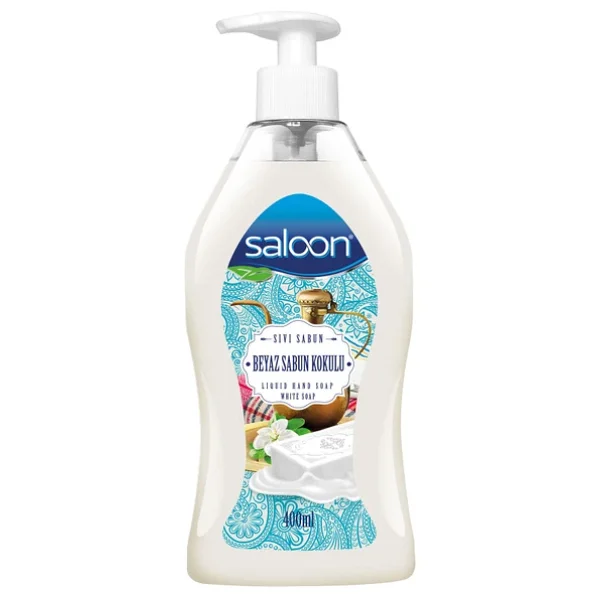 Saloon Beyaz Sabun Sıvı Sabun 400 Ml - Görsel 3