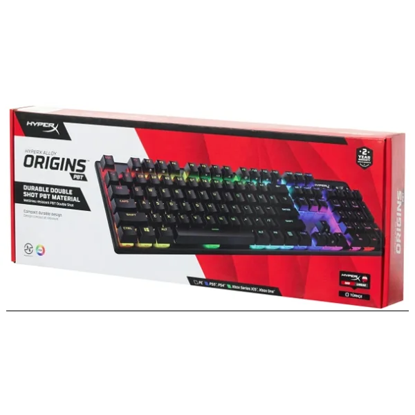 Hyperx Alloy Origins Core 4p5p3aa RGB Tkl Red Switch Kablolu Oyuncu Klavyesi - Görsel 7