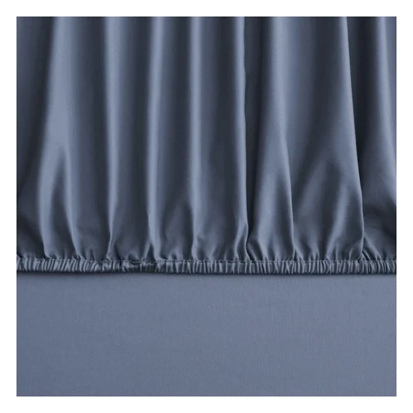 Linens Mix&Match Indigo Pamuk Saten Tek Kişilik Lastikli Çarşaf - Görsel 4