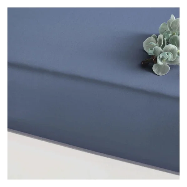 Linens Mix&Match Indigo Pamuk Saten Tek Kişilik Lastikli Çarşaf - Görsel 3