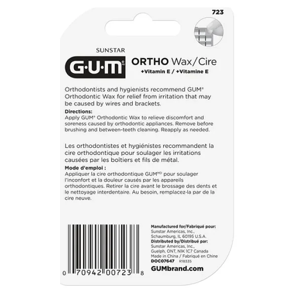 Gum Sunstar Ortho Wax Diş Teli Mumu - Görsel 8