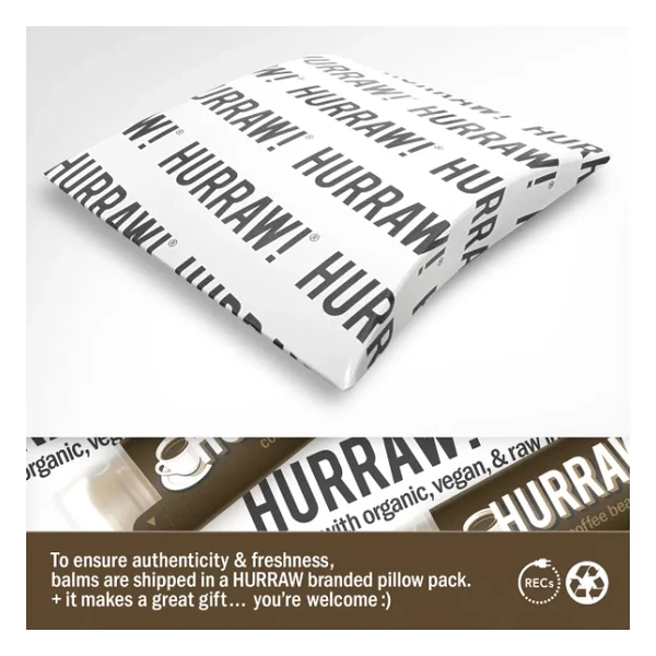 Hurraw Coffee Bean Lip Balm Kahve Dudak Balmı - Görsel 6