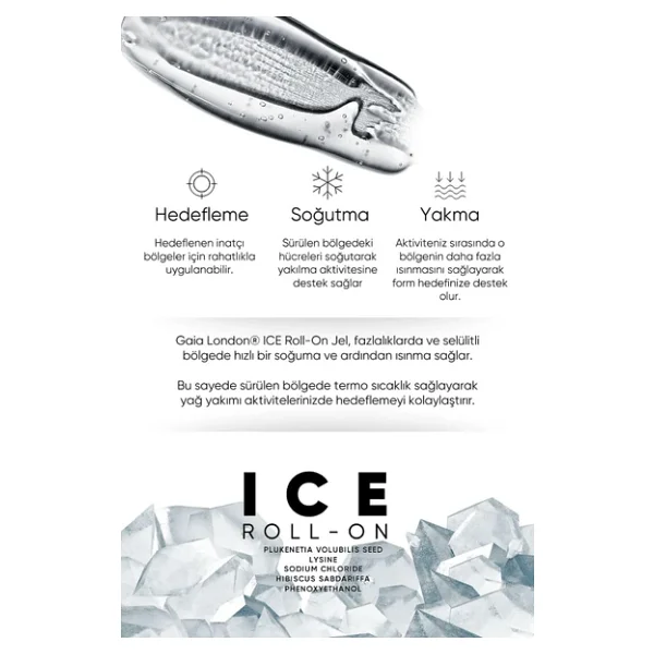 Gaia London Ice Lıpolysis Sıkılaştırıcı Ve Selülite Karşı Jel 50ml 15 Günlük Kür - Görsel 4