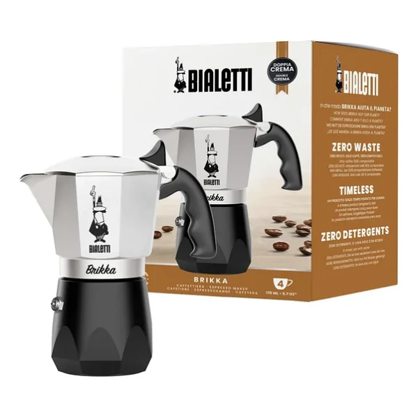 Bialetti Brikka 4 Cup Moka Pot - Görsel 7
