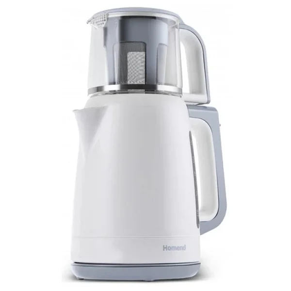 Homend 1756h 1800 W Cam Demlikli Beyaz Çay Makinesi - Görsel 4