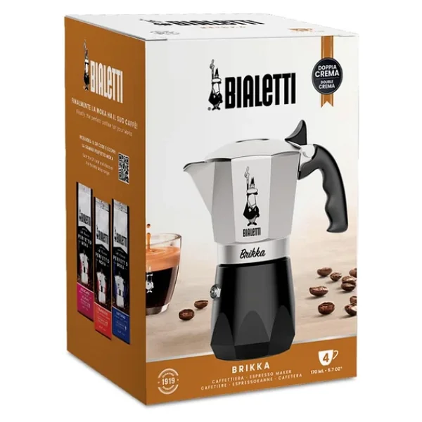 Bialetti Brikka 4 Cup Moka Pot - Görsel 5