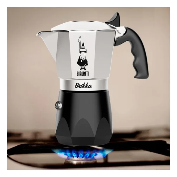 Bialetti Brikka 4 Cup Moka Pot - Görsel 4