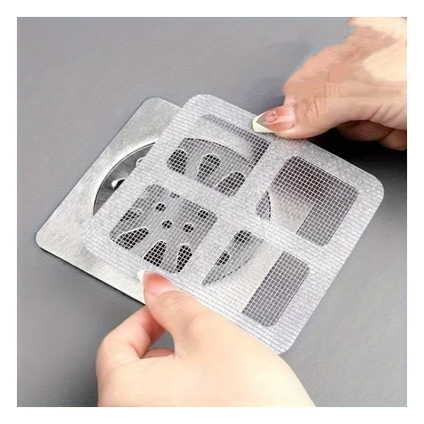 Jouis Gider Süzgeci Banyo Duş Tuvalet,Böcek Ve Haşere Engelleyici, Saç Küvet Drenajı Kapağı, 10 Adet, 10x10 Cm, Yapışkanlı 1.Sınıf - Görsel 3