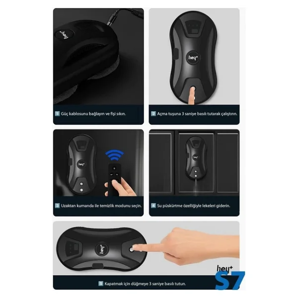 Heyplus S7 Cam Silme Robotu - Görsel 5