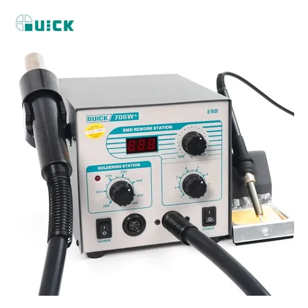 Quick 706w+ Sıcak Hava Üfleme Havya İstasyonu - Görsel 3